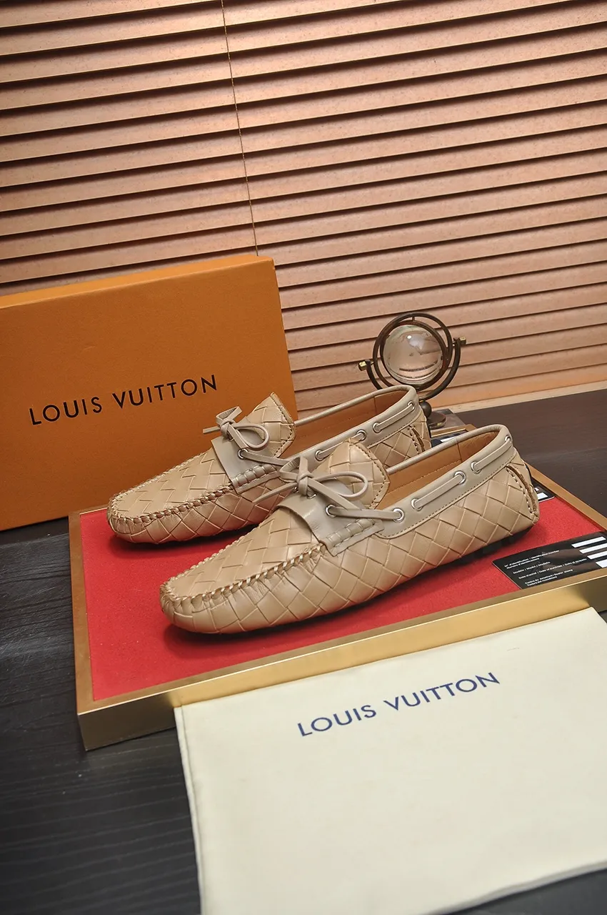 Men's Men's Shoes💰420💶【GUCCI】 (High-end Niuli) New 🍀Gucci*——Gucci Doudou Shoes! Made of imported original cowhide, the inner top layer is comfortable cowhide lining! Original wear-resistant rubber outsole! High quality products! Code number 38-44!